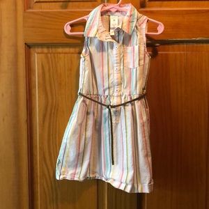 Carter’s Button Down Dress - 3T - Multi/Stripe